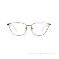 Cat Eye Trendy Fashion Design Full Rim Acetat optischer Rahmen